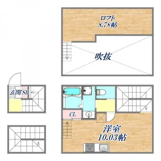 パロス六甲【2階】の間取り