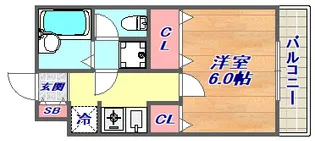 ロン・フルーヴ深江【1階】の間取り