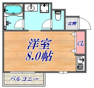 アロッジオ上筒井【2階】の間取り