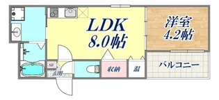 MAXIVCITY神戸鷹取DUE【1階】の間取り