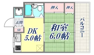 ハイム神田【2階】の間取り