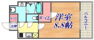 1Kの間取り画像