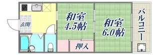 玉屋マンション【2階】の間取り