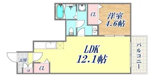 メゾンドカルム3【1階】の間取り