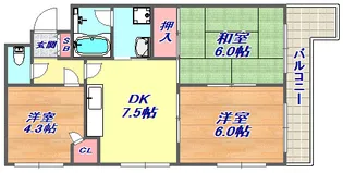 Kパラッツォ【2階】の間取り