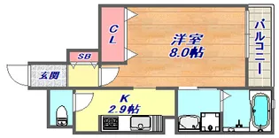 イサ セレッソ【3階】の間取り