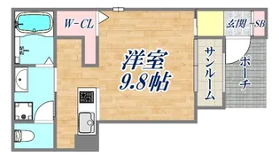 ラメールビート【1階】の間取り