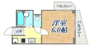 ときわ上筒井レクラン【2階】の間取り
