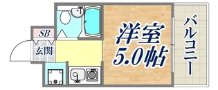 ネオハイツ三宮【6階】の間取り