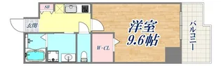 セオリー神戸ドミール【10階】の間取り