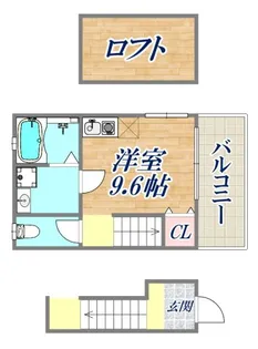 ヴァンクール【2階】の間取り