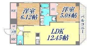 Live Flat六甲桜口【6階】の間取り