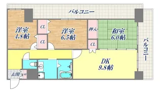 フィール神戸【5階】の間取り