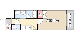 ピアグレース神戸【10階】の間取り
