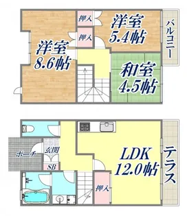 甲南ガーデニアの間取り