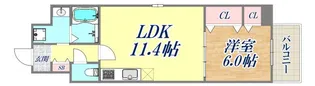 プランドールコート神戸【7階】の間取り