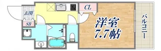 LIVIAZ KOBE CREST【4階】の間取り