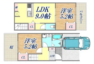 KARIN上沢の間取り