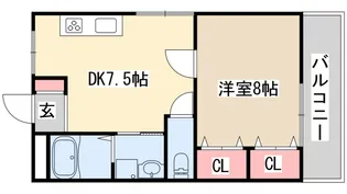 ときわ新神戸レクラン【1階】の間取り