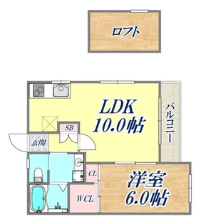 ヴィアーレ南町【1階】の間取り