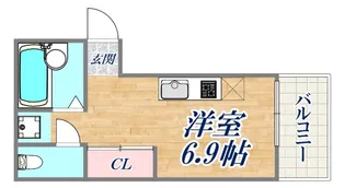 リッチライフ菊水町【3階】の間取り