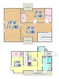 アクトワン第3ビルの間取り