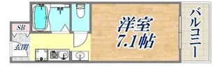 ノベラ海岸通【5階】の間取り
