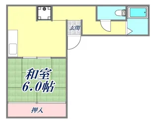 サニー神戸【2階】の間取り