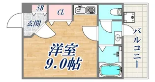 フルール妙法寺【1階】の間取り