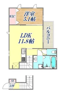 キャム月見山2【2階】の間取り