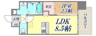 セレニテ神戸西エクラ【2階】の間取り