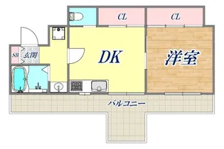 マリンクレール野田【5階】の間取り
