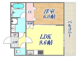 アークメゾン王子公園【1階】の間取り