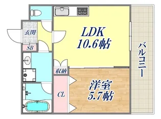アークメゾン王子公園【1階】の間取り