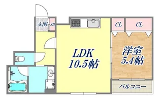 アークメゾン王子公園【1階】の間取り