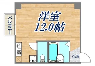 グランディア北野異人館通【4階】の間取り