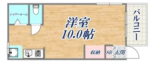 ゴールドリーフ山本【1階】の間取り