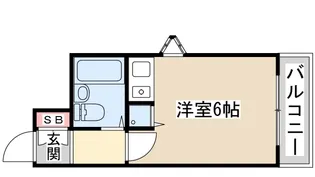 ペイサージュサンコー【8階】の間取り