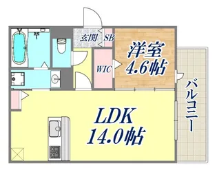 LaMaison大池町【3階】の間取り