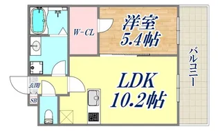 ジーメゾン垂水イースト2【1階】の間取り