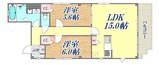 CozyCourt垂水【3階】の間取り