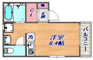 フィオーレ住吉宮町【1階】の間取り