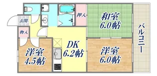パルレ瑞ケ丘【3階】の間取り