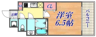 S-RESIDENCE神戸元町【11階】の間取り