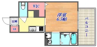 プライムレジデンス神戸・県庁前【3階】の間取り