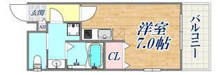 ワコーレヴィアーノSUMA須磨寺【1階】の間取り