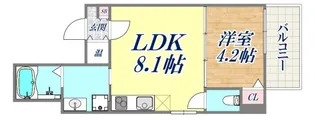 MAXIVCITY神戸鷹取DUE【1階】の間取り