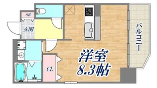 コンフォルト水笠【4階】の間取り