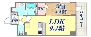 プレサンス神戸セレスティア【13階】の間取り