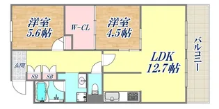 東灘本庄町アーバンコンフォート【4階】の間取り